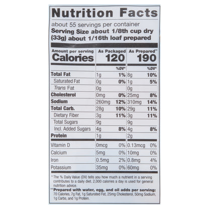 Pamela's Bread Mix 4 lb