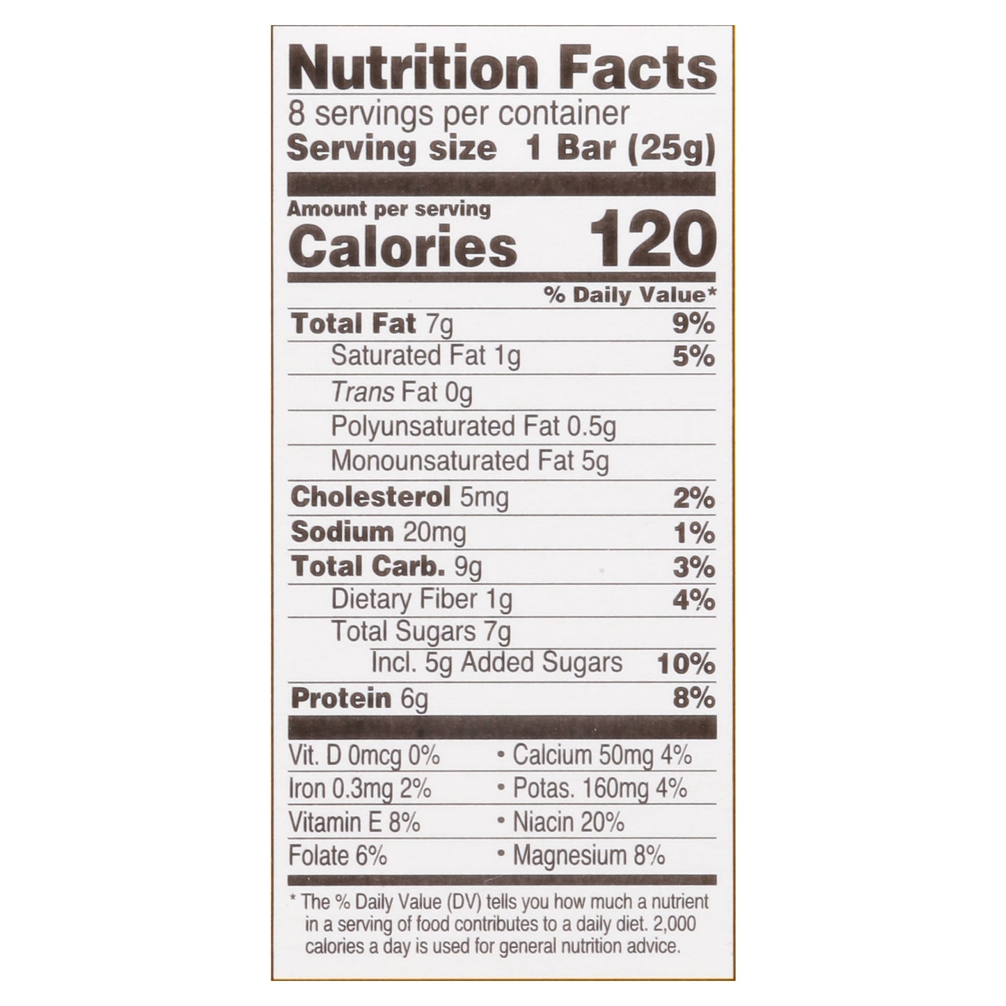 Perfect Bar Peanut Butter Protein Bar Snack Size 8 - 0.88 oz Bars