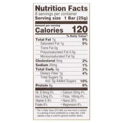 Perfect Bar Peanut Butter Protein Bar Snack Size 8 - 0.88 oz Bars