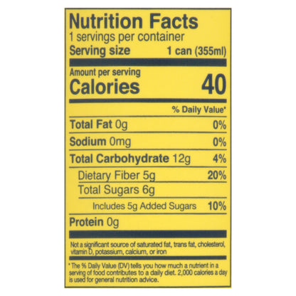 Wildwonder Prebiotic + Probiotic Peach Ginger Sparkling Drink 12 fl oz