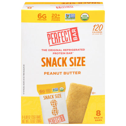 Perfect Bar Peanut Butter Protein Bar Snack Size 8 - 0.88 oz Bars