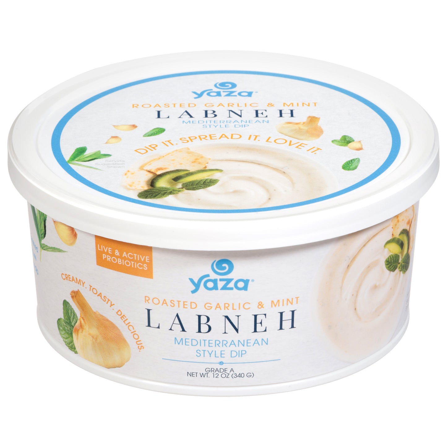 Yaza Roasted Garlic & Mint Labneh 12 oz