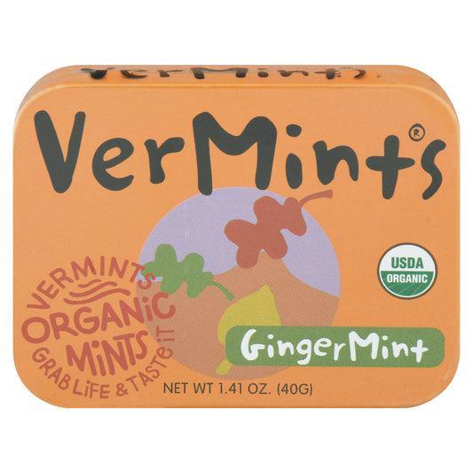 VerMints Organic Gingermint Mints 1.41 oz