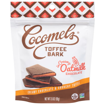 Cocomels Oatmilk Chocolate Toffee Bark 3.5 oz