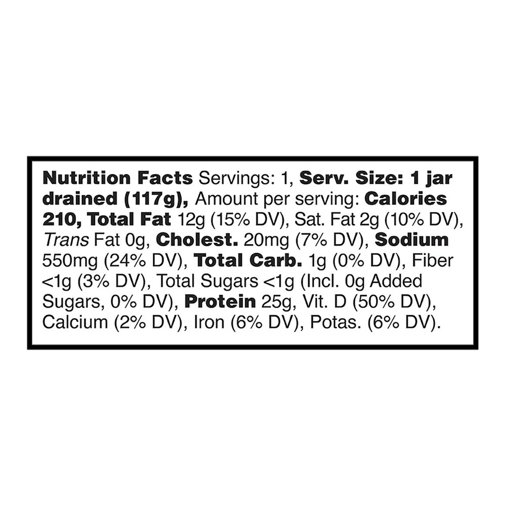 King Oscar Yellowfin Tuna Fillets in Extra Virgin Olive Oil, Green Olives, 6.7 oz