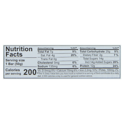 NuGo Dark Chocolate Chocolate Chip Protein Bar 1.76 oz