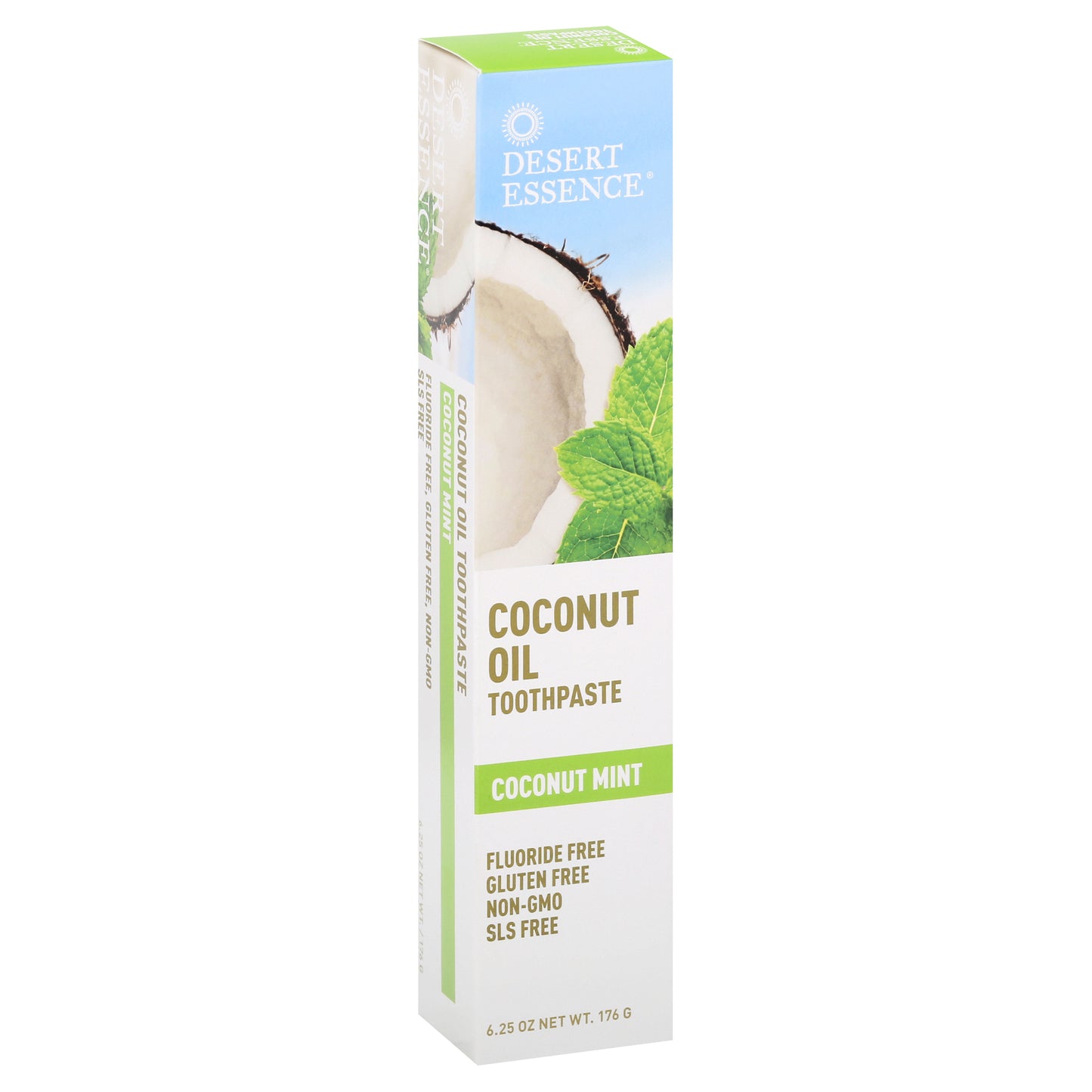 Desert Essence Coconut Oil Coconut Mint Toothpaste 6.25 oz