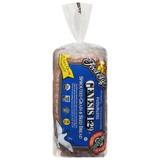 Food for Life Genesis 1:29 Flourless Sprouted Grain & Seed Bread 24 oz