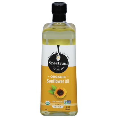 Spectrum Culinary Organic Sunflower Oil 32 fl oz