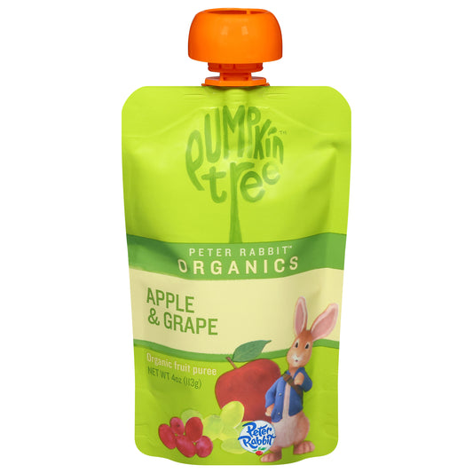 Pumpkin Tree Peter Rabbit Organics Organic Apple & Grape Fruit Puree 4 oz