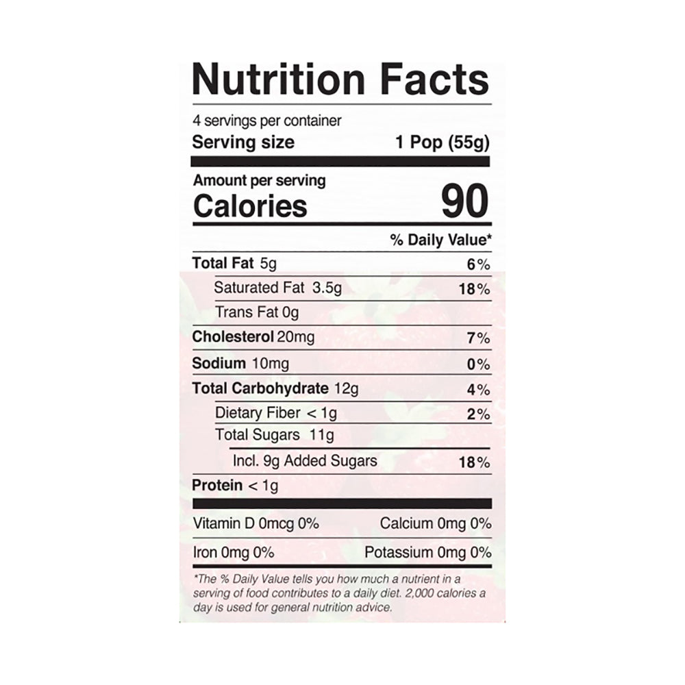 JonnyPops Summer Strawberries with Cream 4 PK