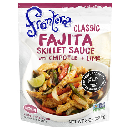 Frontera Medium Classic Fajita Skillet Sauce with Chipotle and Lime, 8 oz