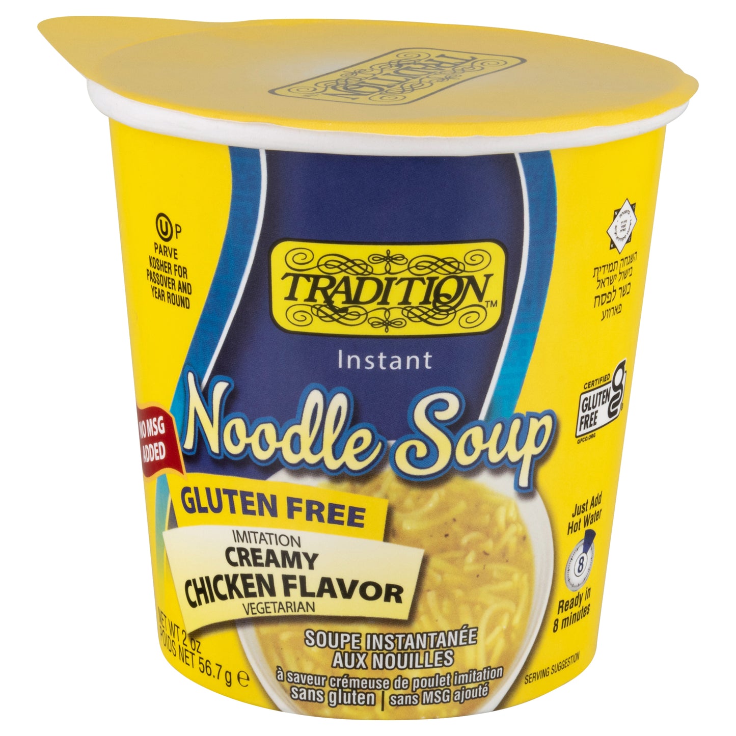 Tradition Instant Gluten Free Imitation Creamy Chicken Flavor Noodle Soup 2 oz