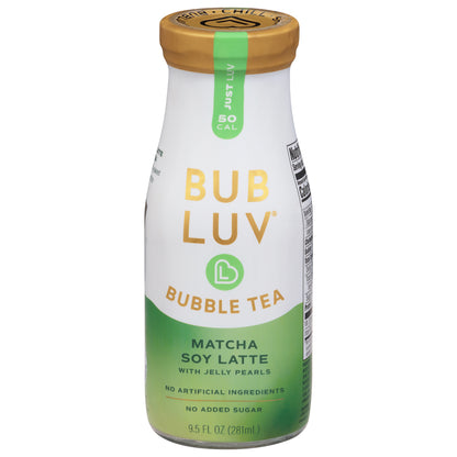 Bubluv Matcha Soy Latte Bubble Tea 9.5 fl oz