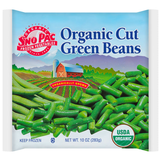 Sno Pac Organic Cut Green Beans 10 oz