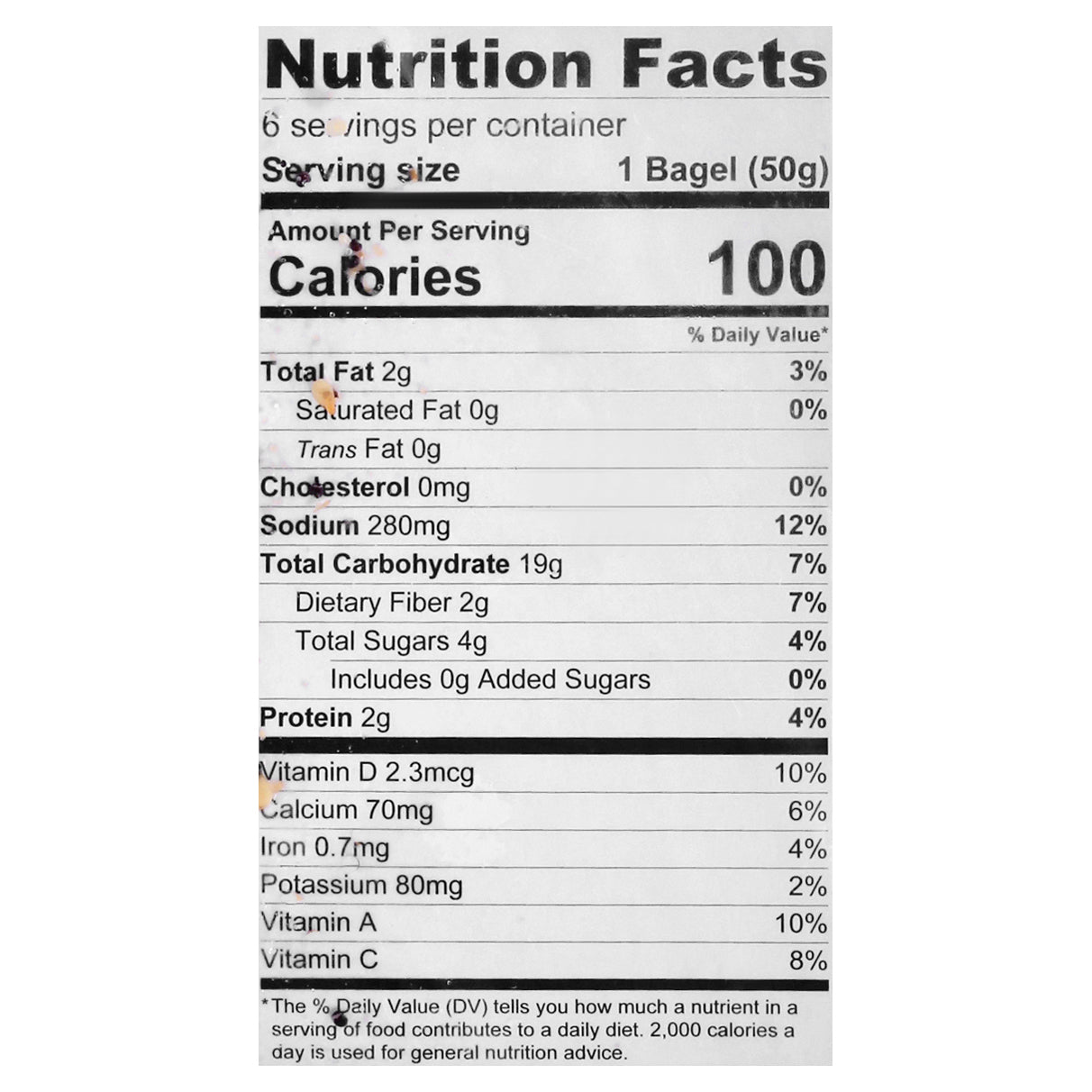 ODoughs Thins Everything Vegan Bagels 6 ea