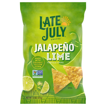 Late July Jalapeno Lime Tortilla Chips 7.8 oz