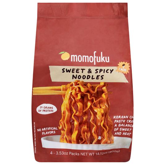 Momofuku Sweet & Spicy Noodles 4 - 3.53 oz Packs