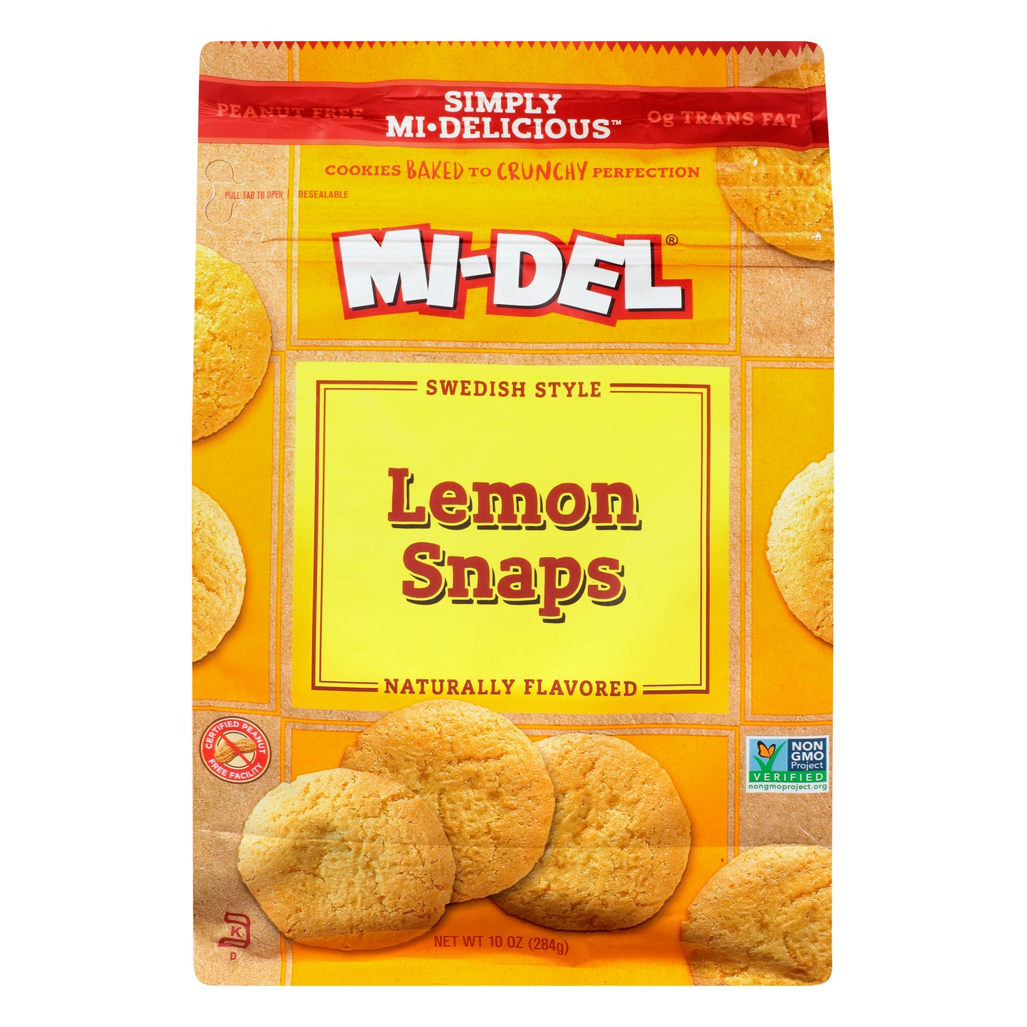 Mi-Del Swedish Style Lemon Snaps 10 oz