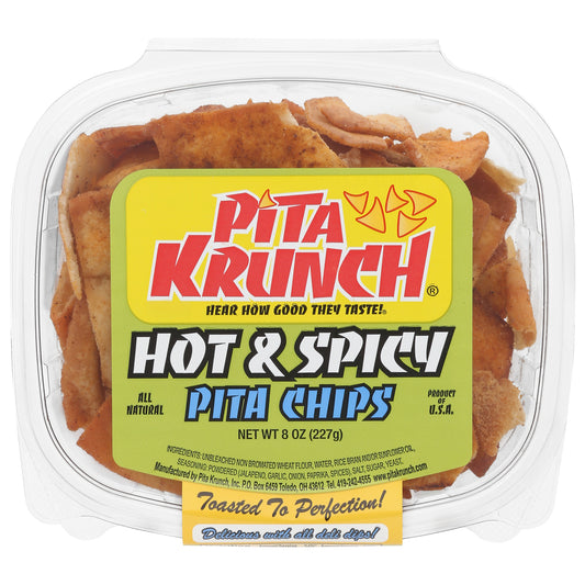 Pita Krunch Hot & Spicy Pita Chips 8 oz