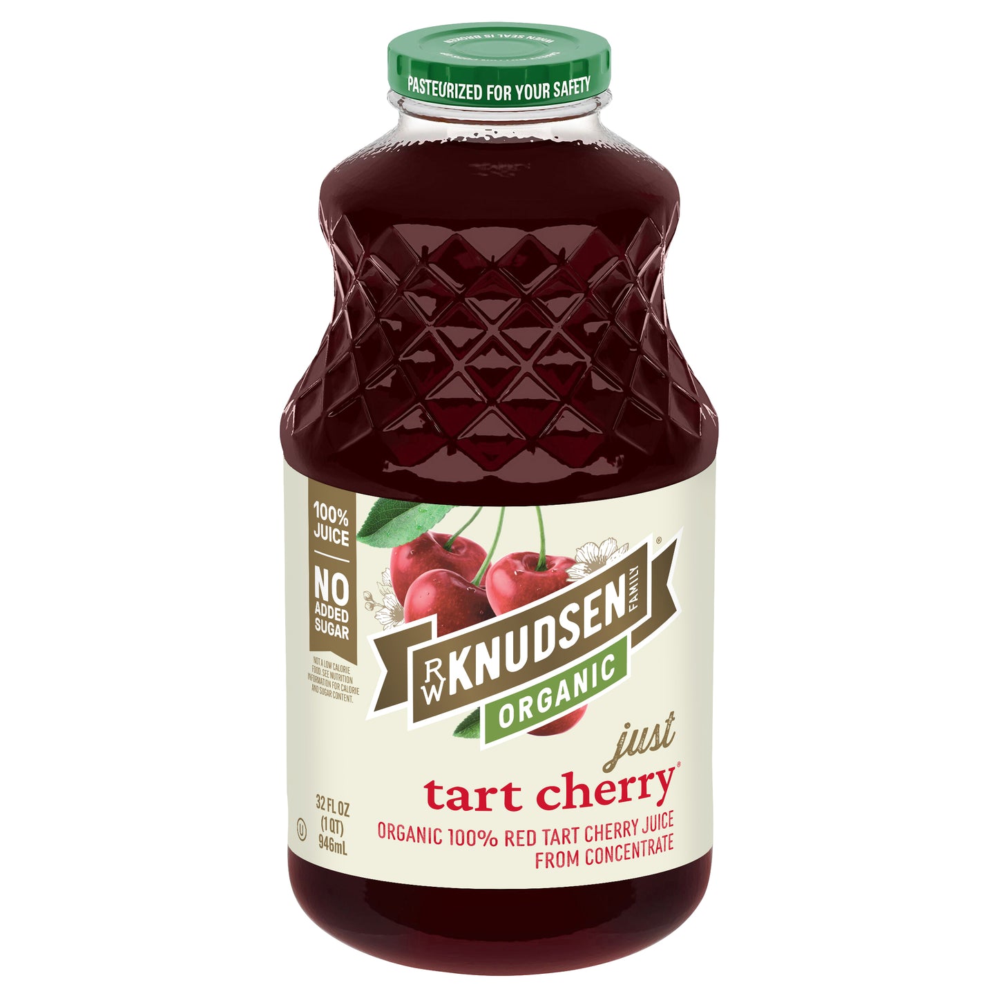RW Knudsen Family Organic Just Tart Cherry 100% Juice 32 fl oz