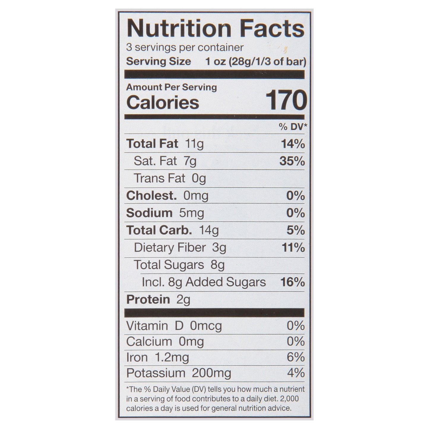 Endangered Species Hazelnut Toffee 72% Cocoa Dark Chocolate 3 oz