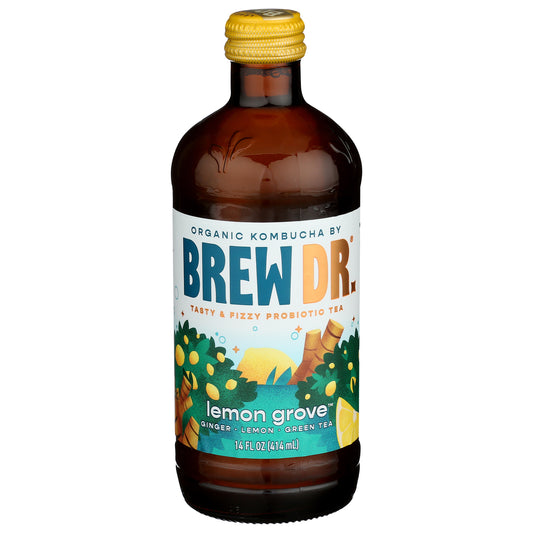 Brew Dr Kombucha Lemon Grove 14oz