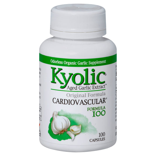 Kyolic Cardiovascular Formula 100 100 ea - Original Formula CARDIOVASCULAR FORMULA 100, 100 CAPSULES