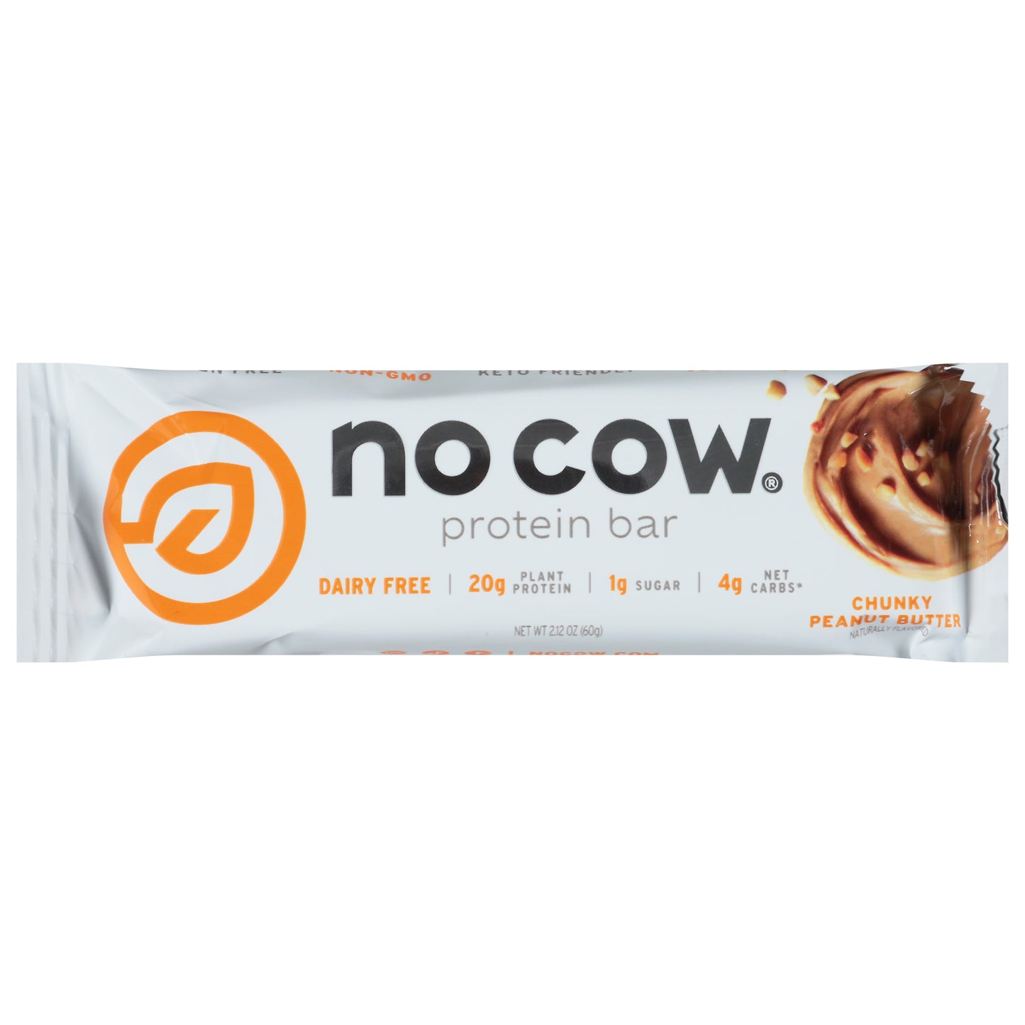 No Cow Chunky Peanut Butter Protein Bar 2.12 oz