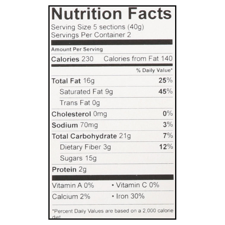 Alter Eco Deep Dark Salted Burnt Caramel Chocolate 2.82 oz