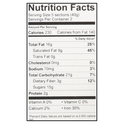 Alter Eco Deep Dark Salted Burnt Caramel Chocolate 2.82 oz