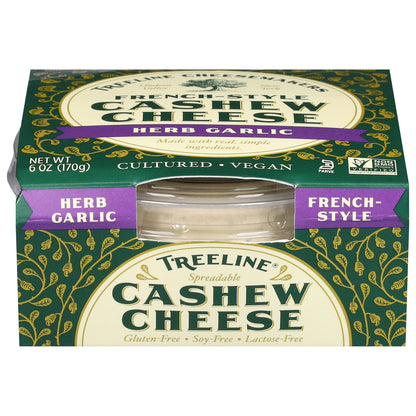 Treeline French-Style Herb Garlic Cashew Cheese 6 oz