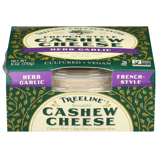 Treeline French-Style Herb Garlic Cashew Cheese 6 oz