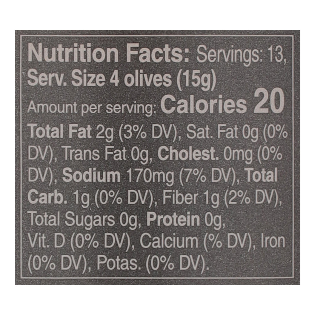 Mina Pitted Moroccan Green Olives 12.5 oz