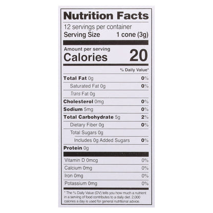 Let's Do Gluten Free Cake Style Ice Cream Cones 12 ea