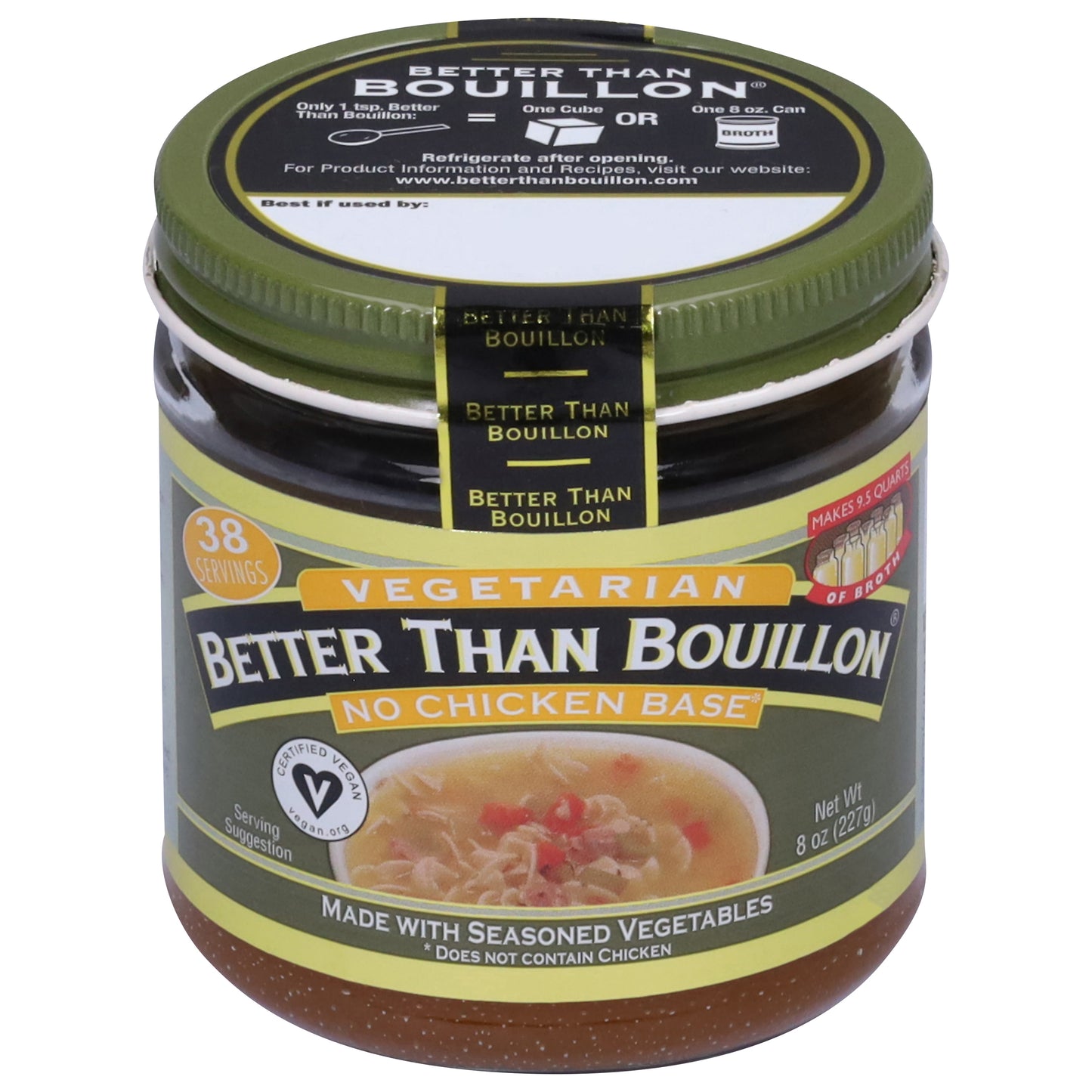Better Than Bouillon Vegetarian No Chicken Base 8 oz