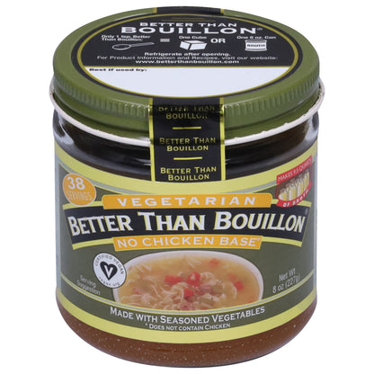 Better Than Bouillon Vegetarian No Chicken Base 8 oz