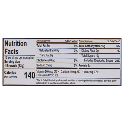 Flax4Life Flax Chocolate Brownies 12 ea