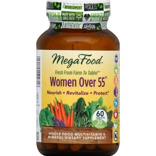 MegaFood MEGAFOOD OVER 55 WOMEN TABS  60 CT