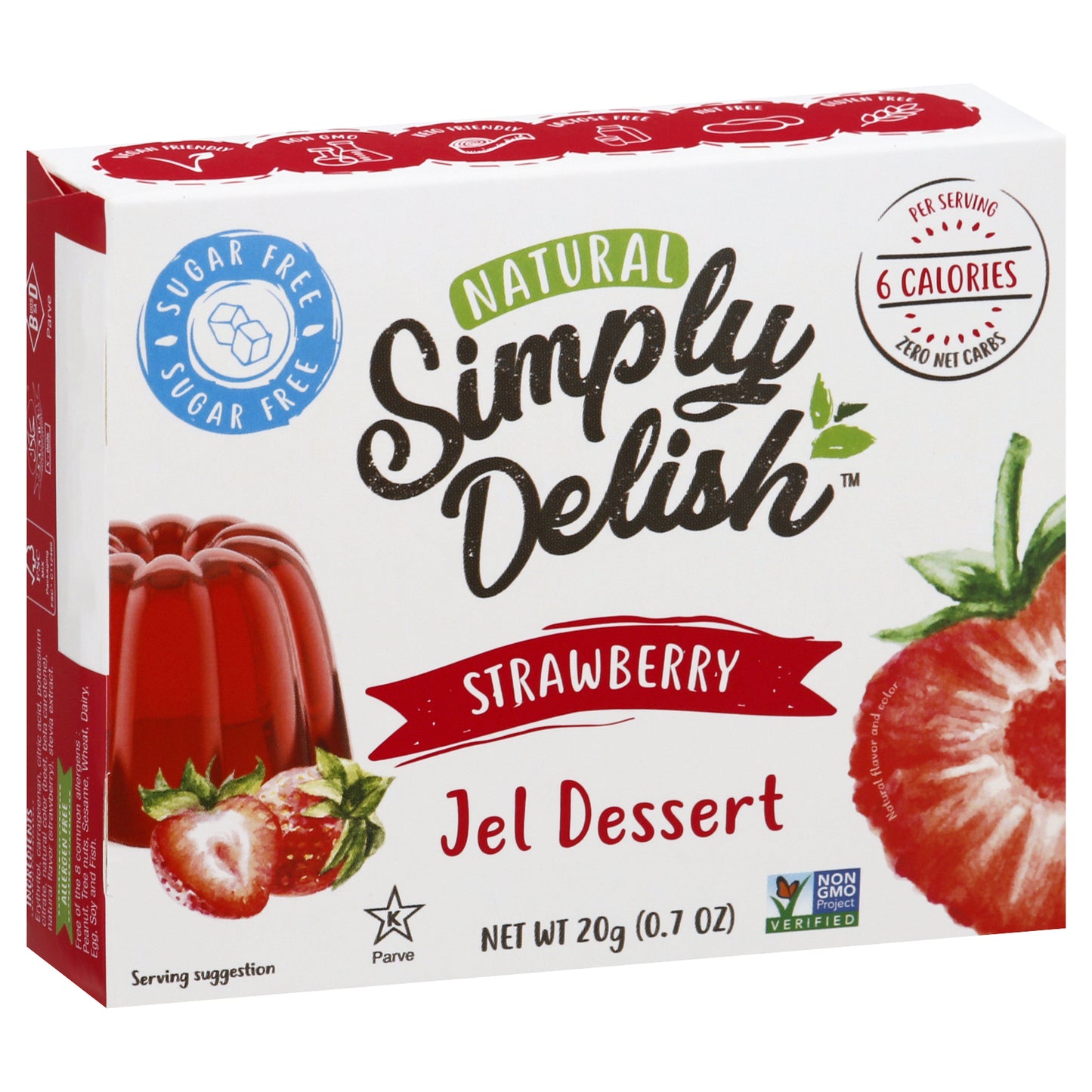 Simply Delish Strawberry Jel Dessert 20 g