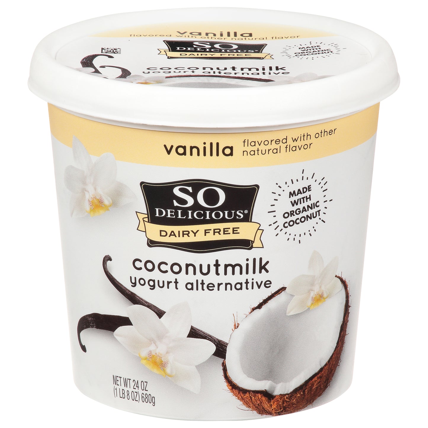 So Delicious Dairy Free Vanilla Coconutmilk Yogurt Alternative 24 oz Cup\Tub