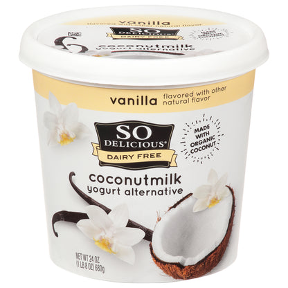 So Delicious Dairy Free Vanilla Coconutmilk Yogurt Alternative 24 oz Cup\Tub