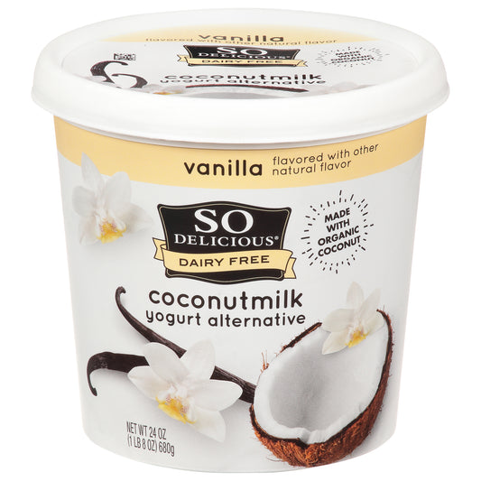 So Delicious Dairy Free Vanilla Coconutmilk Yogurt Alternative 24 oz Cup\Tub