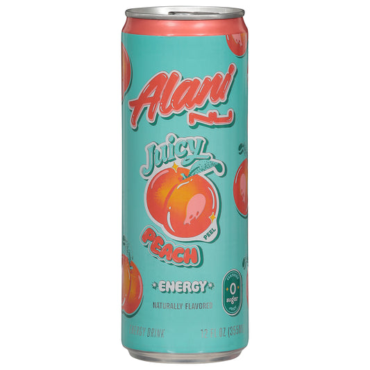 Alani Nu Juicy Peach Energy Drink 12 fl oz
