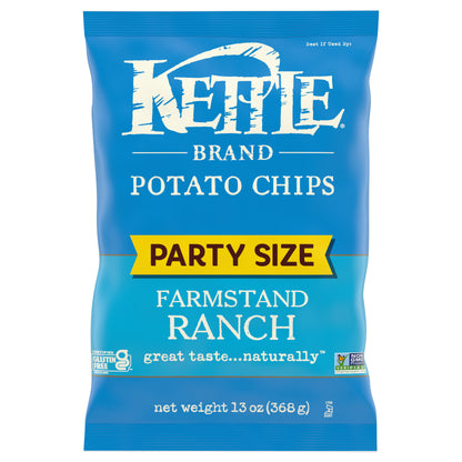 Kettle Brand Farmstand Ranch Potato Chips Party Size 13 oz