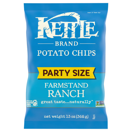 Kettle Brand Farmstand Ranch Potato Chips Party Size 13 oz
