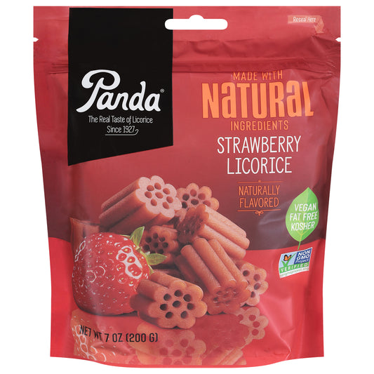 Panda Strawberry Licorice 7 oz