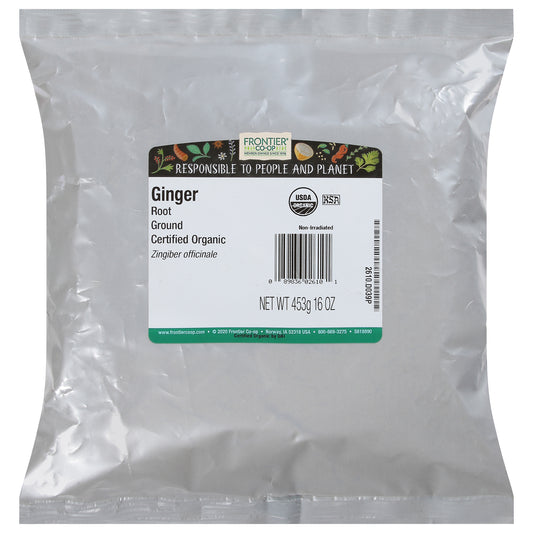 Frontier Co-op Ground Root Ginger 16 oz