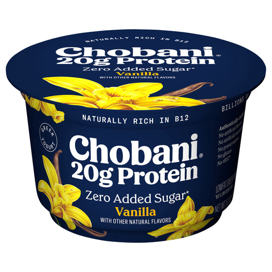 Chobani 20g Protein Vanilla Low Fat Greek Yogurt Cup