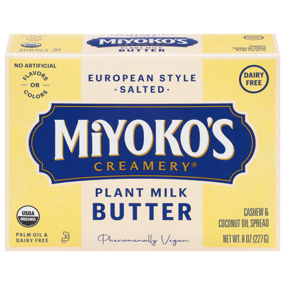 Miyoko's Creamery European Style Plant Milk Salted Butter 8 oz